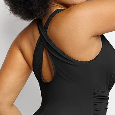 Crisscross back design