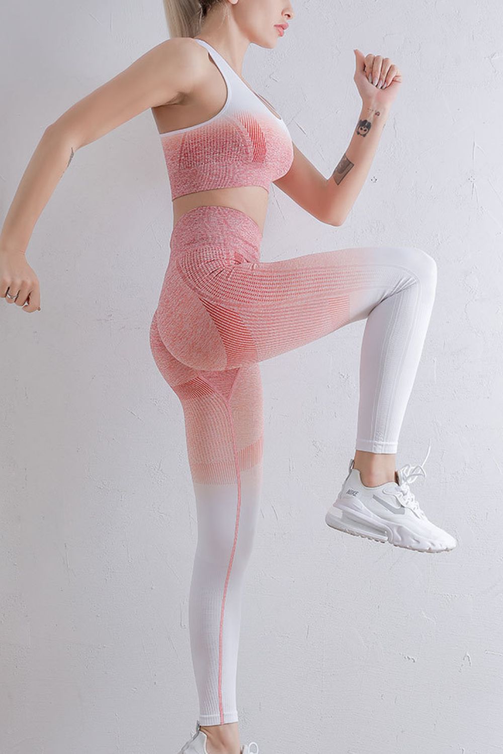White/Pink / S